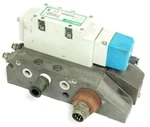 Numatics I23BA415MP56Y61 Solenoid Metric Valve W/ Base Manifold I23BA400MP00061. Fixed Price $145.95.