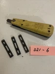 Harris Dracon D714 Impact Wire Punch Down Tool 66 Block Plus 3 New Blade D-714. Fixed Price $17.90.