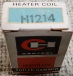 New Cutler-hammer Heater Element Coil H1214 Thermal. Fixed Price $15.00.