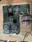 Dell 0DP246 Poweredge 2950 G2 System Board 8 Gb Ram Cpus W/heatsin. Fixed Price $55.25.