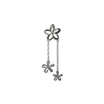 Plumeria Bloom Trio Pendant 925 Silver Dangle Charm Necklace Free Shipping. Fixed Price $28.80.