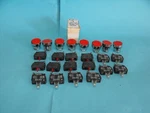 Schneider Electric.telemecanique XB4BA42+ZEN-L1121+ZAL-VB4.(LOT8PCS).NEW.. Fixed Price $99.99.
