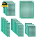 32 Pcs Pcb Board, Green Circuit With 5 Sizes Compatible, Double Sided. Fixed Price $14.62.