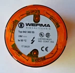 Werma 55, 842-300-55 Xenon Flash Light Module, 24VAC/DC, Yellow. Fixed Price $46.95.