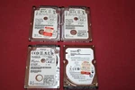 Lot Of (4) Misc. 320GB 2.5" Sata Laptop (1)HITACHI(2)HGST(1)SEAGATE-SEE Desc.. Fixed Price $60.00.