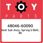 48046-60090 Toyota Seat Sub-assy, Spring Bolt, Rh 4804660090, New Genuine Oem. Fixed Price $94.55.