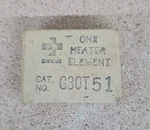 Ite/gould G30T51 Overload Heater Element Nos. Fixed Price $18.59.