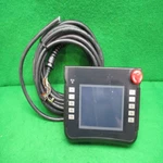 Used Omron / NSH5-SQR00B-V2 Teach Pendant, Cut Cable. Fixed Price $548.00.