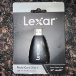 New Lexar Multi-card 2-IN-1 Usb 3.1 Reader For And Microsd Cards LRW450UBNA. Fixed Price $15.95.