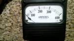 Westinghouse Amperes Alternating Current 0-400 Type UA-251 Style 291B500A24 -fs. Fixed Price $134.86.