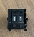 Omron Thumbwheel Switch, A7PS-206-1, Sections. Fixed Price $25.00.
