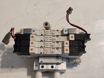 Smc VVQZ1000-10A-5 Manifold & (2) VQZ1251-5M, VQZ1351-5M, And VQZ1251-5LJ1. Fixed Price $149.99.