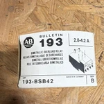 Allen-bradley Bimetallic Overload Relay 193-BSB42 2.8-4.2A Industrial. Fixed Price $89.99.