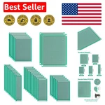 Compact 32 Pcs Green Circuit Boards - 5 Sizes For Versatile Electronics Projects. Fixed Price $18.99.