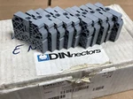 New Lot (10) Dinnectors DN-EB35 End Bracket 9 Mm Wide Use On Rail. Fixed Price $25.00.