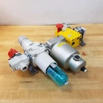 Smc Pneumatic Assembly, Includes: AVL5000-F06, AM550C-F06-T, AW60K-F06-6-B New. Fixed Price $284.28.