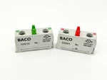 New Pack Of Baco 33S01 + 33S10 Contact Blocks 690V - No Box. Fixed Price $34.95.
