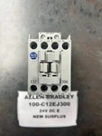 New Allen Bradley 100-C12EJ300 Contactor 24V Dc Coil. Fixed Price $85.00.