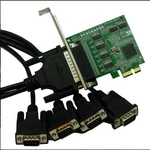 Vscom 400E V4 Pcie X1 RS232 Serial Expansion Card Port W/ Breakout Cable. Fixed Price $50.00.