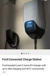 Ford Connected Station Ev Charging Charger 48A W/ Mounting Bracket. Fixed Price $400.00.