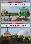 Disney Skyliner Transportation Card Set Of Unnumbered 0123 Both Pics. Fixed Price $7.99.