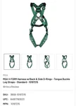 Msa 10197215, Medium Full Body Harness, 400 Lbs. Capacity. Fixed Price $62.42.