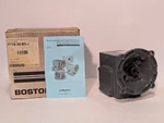 Boston F718-30-B5-J Cast Iron Worm Gearbox, 30:1 Ratio, .65 Hp, Nema 56C. Fixed Price $580.00.
