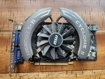 Msi Geforce Cyclone Ii 1GB Video Card Part# N550GTX-TI. Fixed Price $39.99.