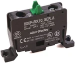 Allen-bradley 800F-BX10, 22 Mm, 600 V A, 1NO, Pushbutton Contact Block, Pc. Fixed Price $13.48.
