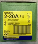 10 Pcs Square QO2020/QO2020C No Hook 2-20A Single Pole Tandem Breakers. Fixed Price $299.99.