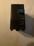 Square D QOB220 Circuit Breaker, Qob-type 2-POLE, 120/240VAC, 10KA, 20-AMP. Fixed Price $60.00.
