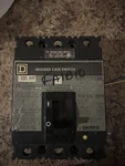 Square FAL36000M1212 Molded Case Switch 100A 600VAC 250VDC 3POLE Lightly Used. Fixed Price $71.99.