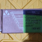 Veracity Camswitch Plus VCS-4P1 4-PORT Unmanaged Poe+ 100MBPS RJ-45. Fixed Price $54.99.