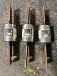 Lot Of 3 Bussmann FRS-R-400 Fusetron Dual Element 400A 600V Black. Fixed Price $74.99.