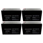 4X 12V 7AH Battery Compatible With HR9-12 SLA1075 GP1270F2 WP7-12. Fixed Price $174.56.
