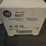 New Allen-bradley 800T-U57 Ser Q Potentionmeter 1.0 Megaohms. Free Shipping. Fixed Price $159.00.