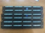 Leviton 69586-048 Channel Cat Patch Bay Lot Of 3. Fixed Price $129.99.
