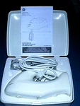 6-SPEED Electric Hand Mixer With Beaters, Whisk, Dough Hooks Storage Case. Fixed Price $24.95.