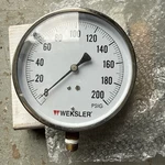 Weksler Wgtc PN:EA14E Pressure Gauge 4.5" 0-200PSI. Fixed Price $16.98.