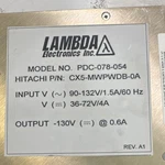 Lambda Electronics Inc. PDC-078-054 Industrial Circuit Board. Fixed Price $250.00.
