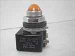 CL9001KM1 Square Amber Pilot Light Module Ser. (used And Tested). Fixed Price $7.98.