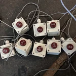 Lot Of 8 Cognex 119-10064R Enclosed Indicator Alarm Light. Fixed Price $85.00.