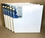 Winsor & Newton Stretched Artist Canvas Board 16X16 Pack Of 5 3/4 Thick New!. Fixed Price $70.99.