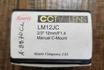 Kowa LM12JC 2/3" 12MM/F1.4 C-mount Cctv Lens Machine Vision Japan New. Fixed Price $90.00.