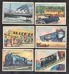 Modern Transport Card Set 1928 Echte Ser 26 Train Ship Liner Aircraft Bus. Fixed Price $6.71.