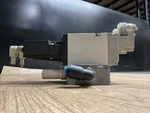 Smc VP744R-5YZ1-04F-M-X538 Dual Solenoid Safety Valve Assembly #307C83R4. Fixed Price $199.99.