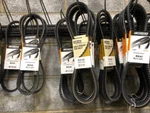 Carlisle/timken V-belts And Cog (assorted Sizes). Fixed Price $28.00.