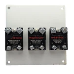 Opto 22 575D15-12 X3 Ssr 15A 575VAC Relays On Metal Plate. Fixed Price $46.75.