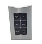 Crestron CNX-B6B Keypad, 6-BUTTONS (black) W/ 1-GANG Stainless Steel Faceplate. Fixed Price $74.99.