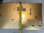 2 Xxl Large Gold Plated Telecom Rf Circuit Board Recovery High Yield. Fixed Price $65.00.